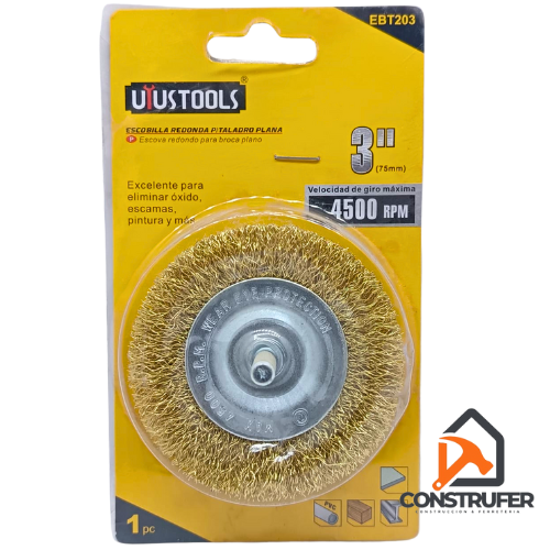 Escobilla redonda para taladro 3