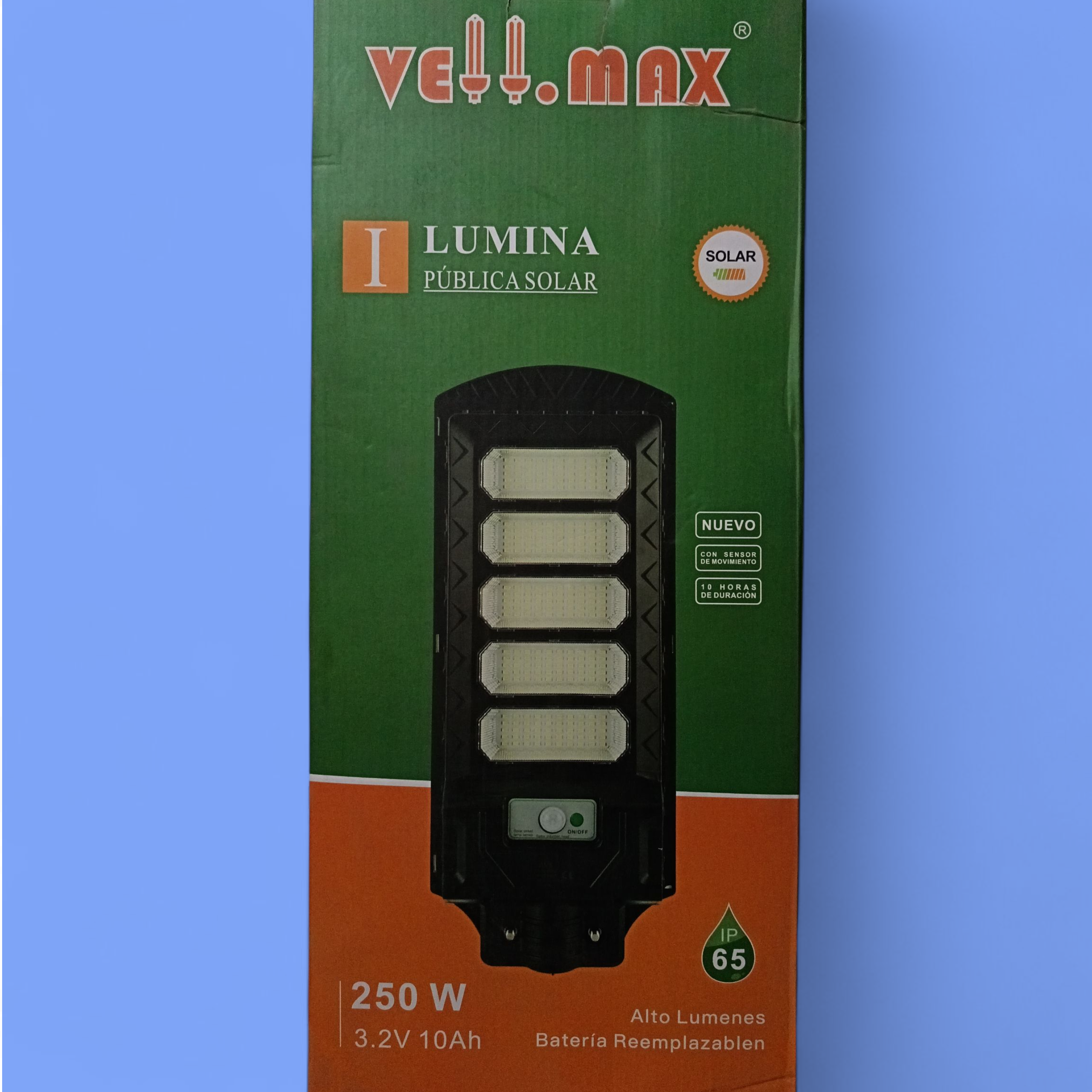 LUMINARIA PUBLICA SOLAR 250W 2