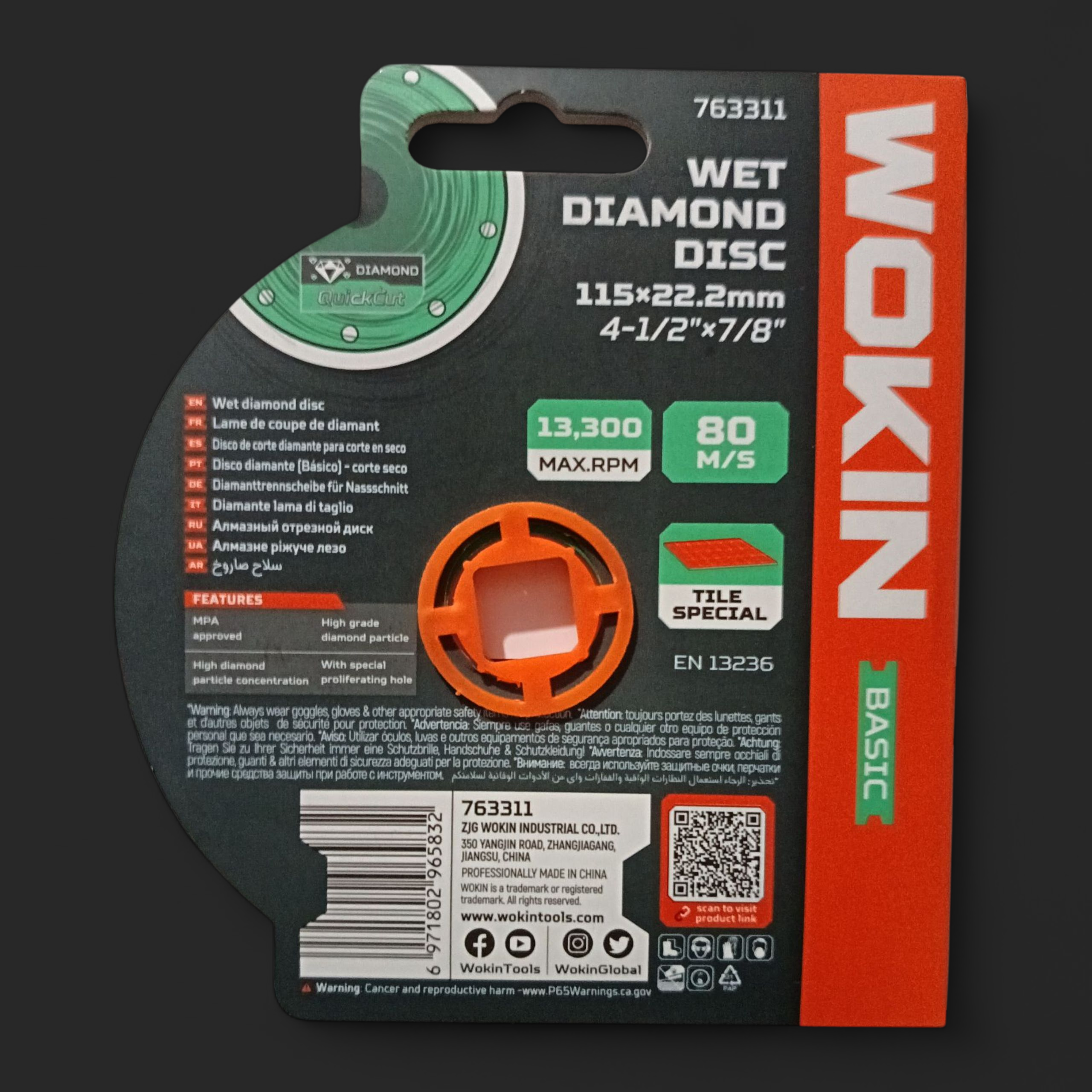 Disco Diamantado Continuo 4 1/2