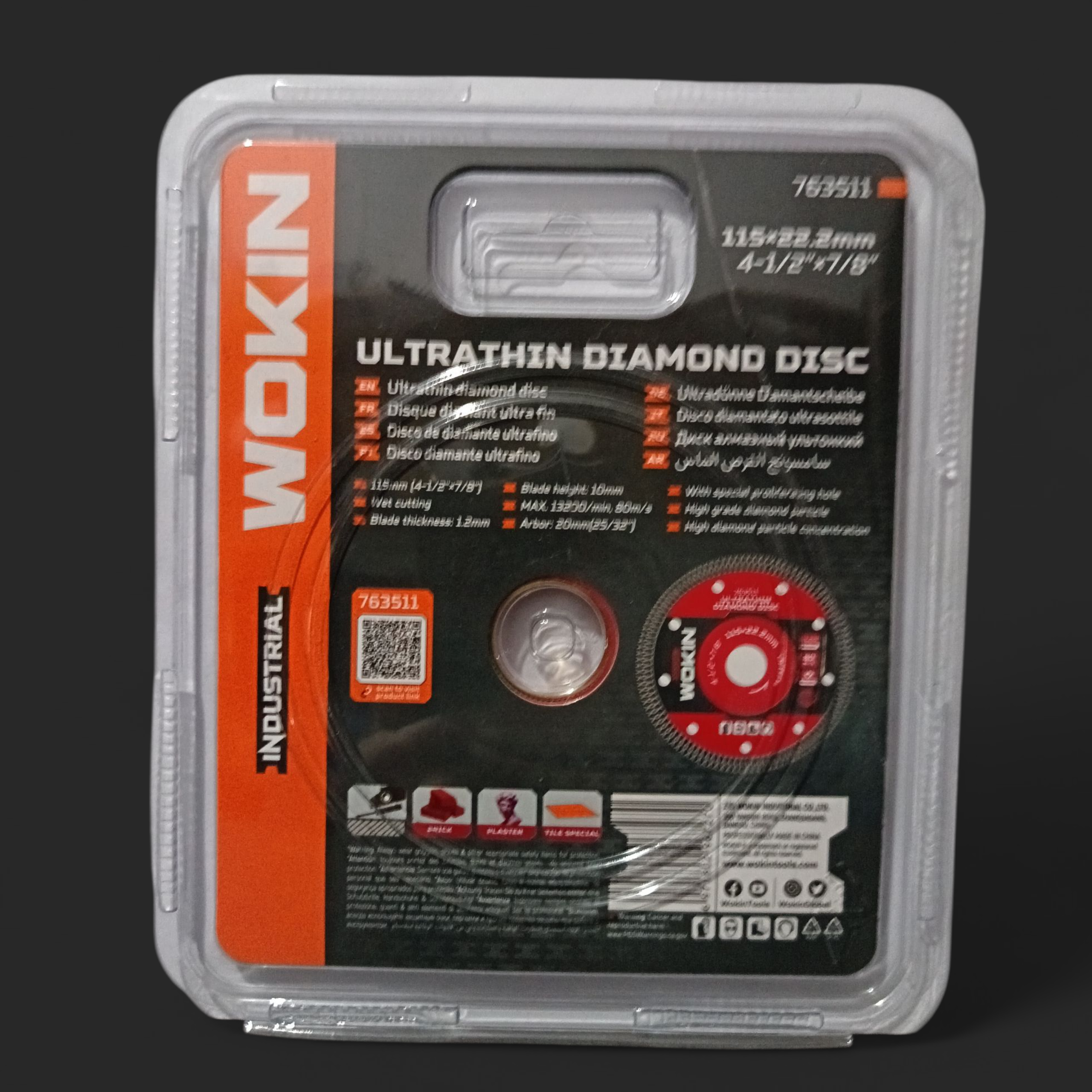 DISCO DIAMANTADO ULTRAFINO 41/2 WOKIN 3