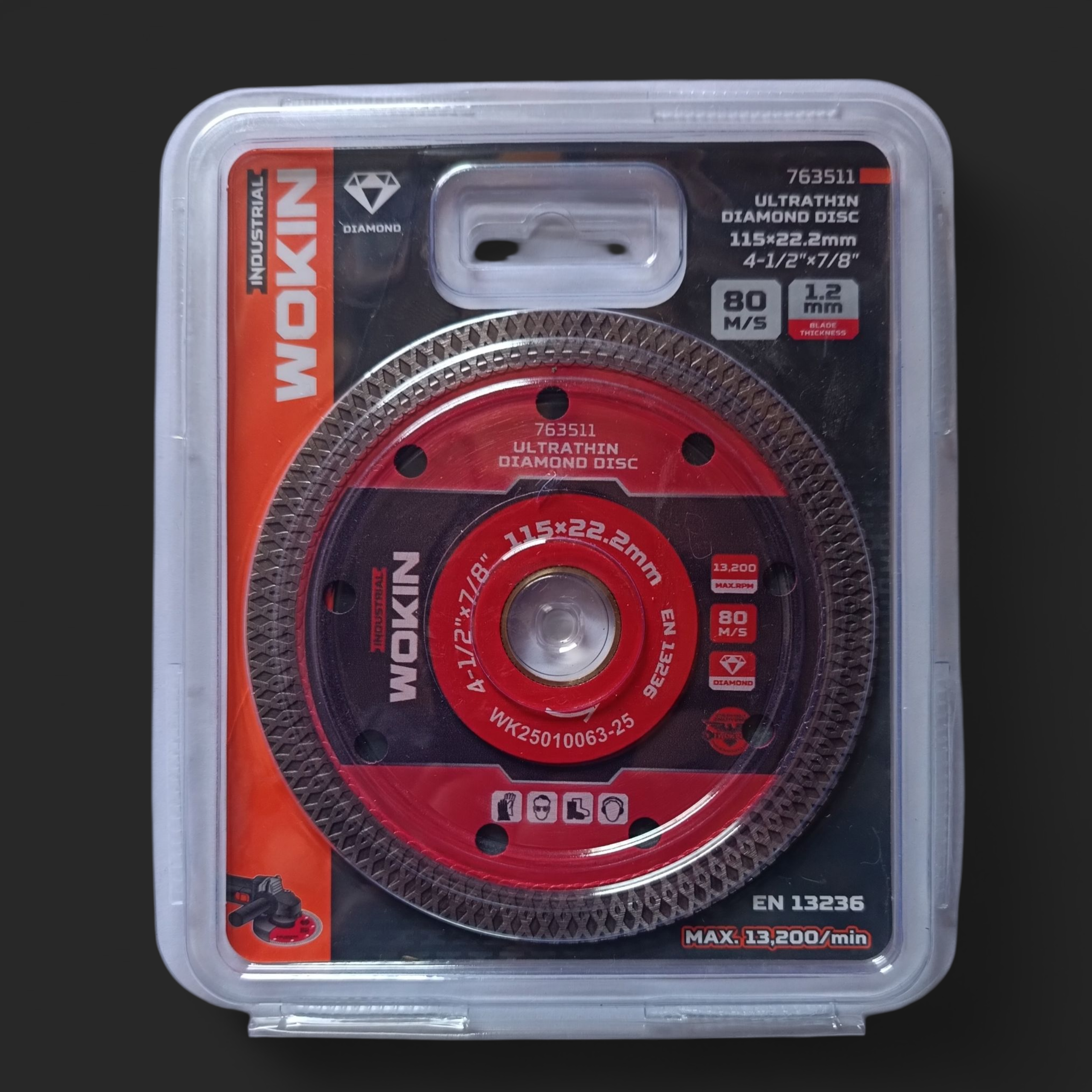 DISCO DIAMANTADO ULTRAFINO 41/2 WOKIN 2