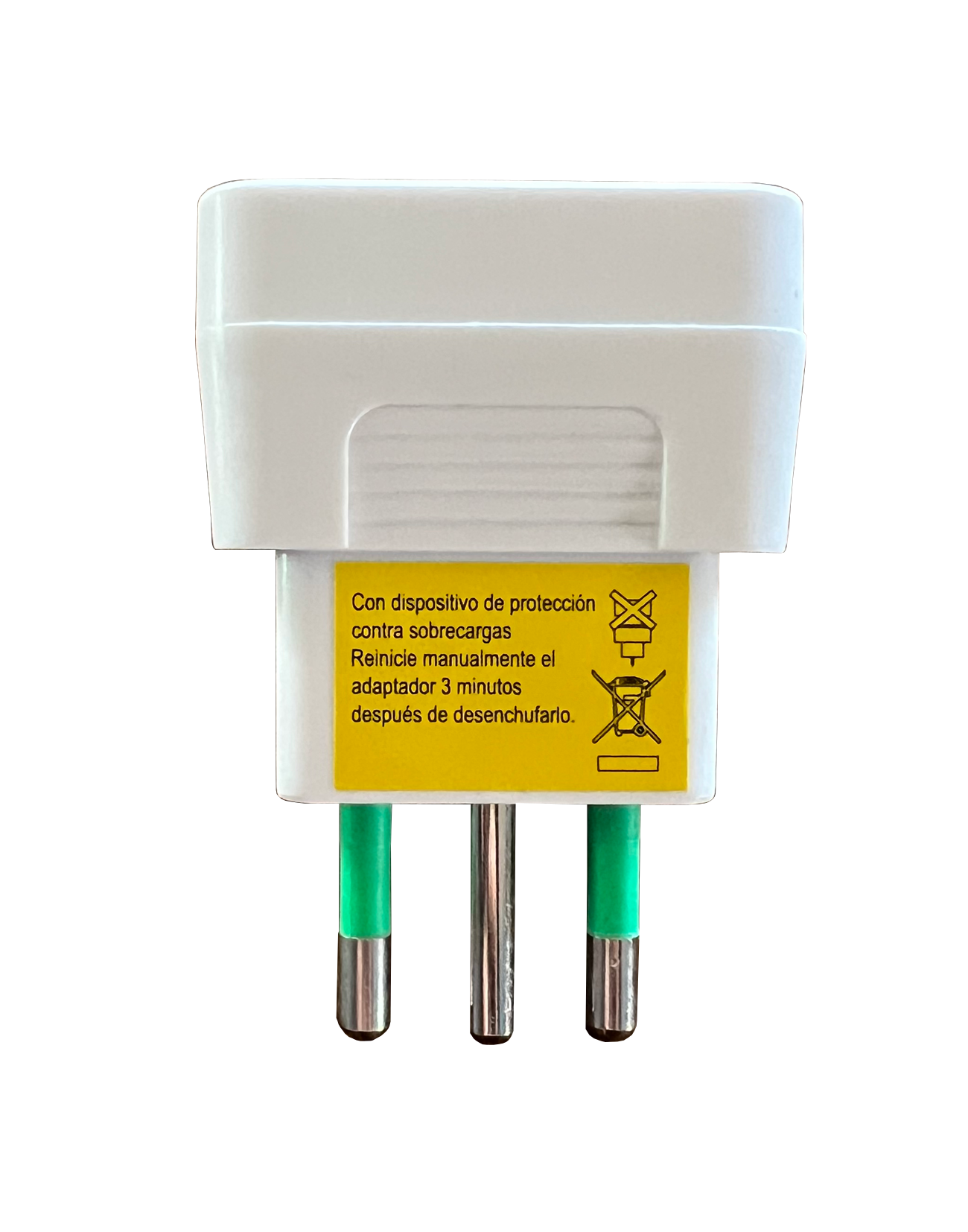 MACHO ADAPTADOR 16A A 10A CON PROTECTOR 2