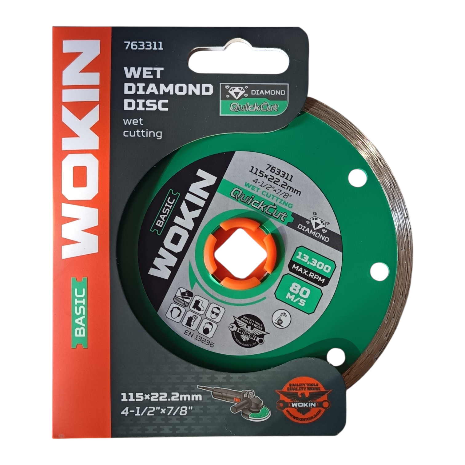 Disco Diamantado Continuo 4 1/2