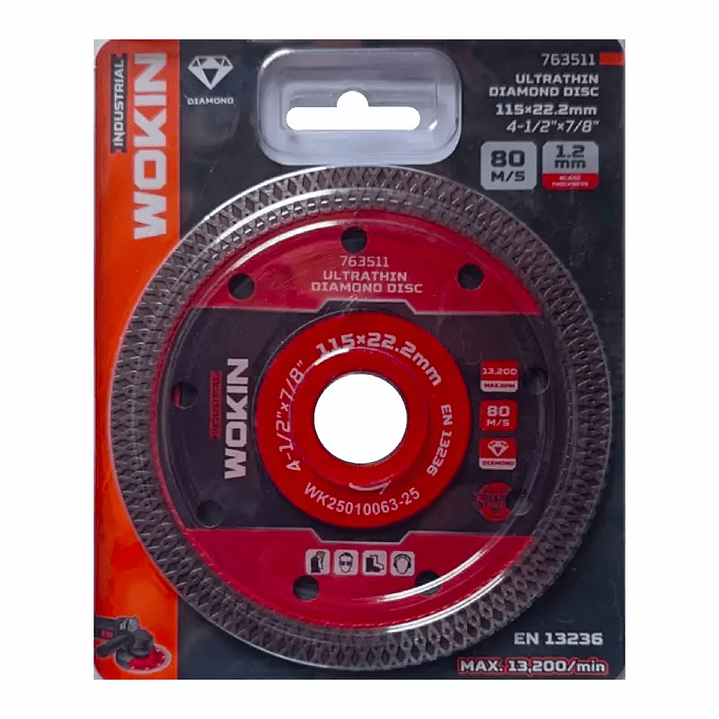 DISCO DIAMANTADO ULTRAFINO 41/2 WOKIN 1