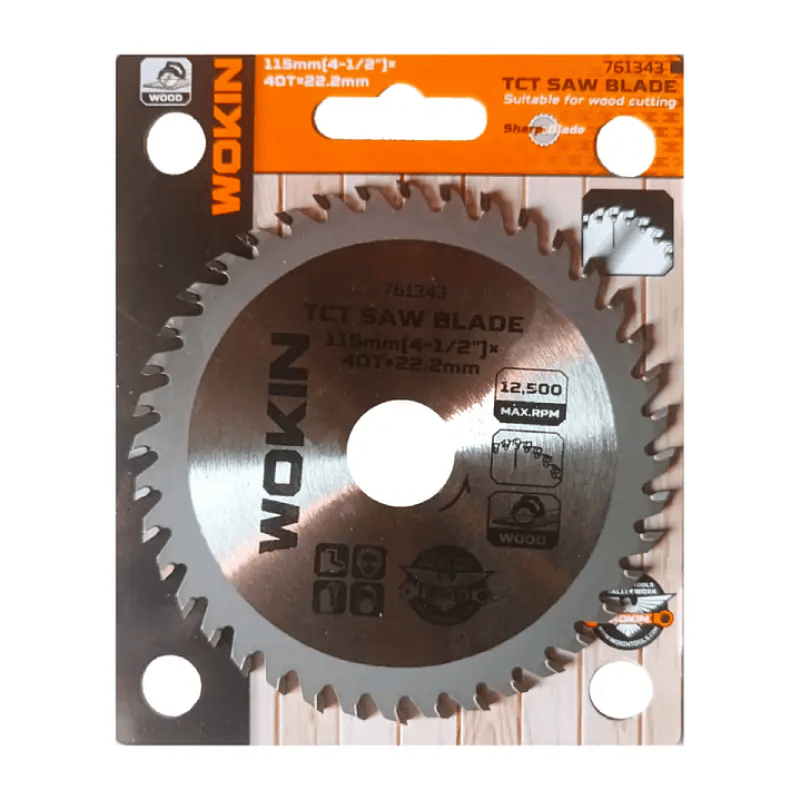 DISCO CORTE MADERA 41/2 40T WOKIN 1