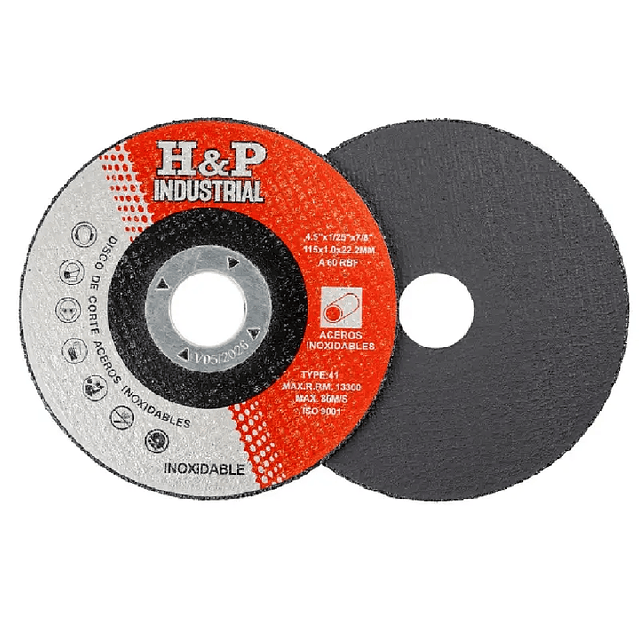 DISCO CORTE METAL 4 1/2' X 1MM. 1