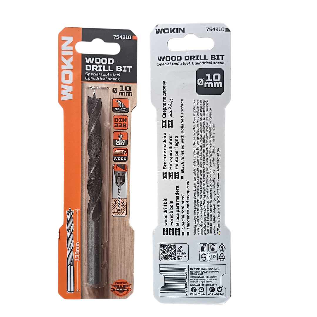 BROCA MADERA 10x133MM WOKIN 1