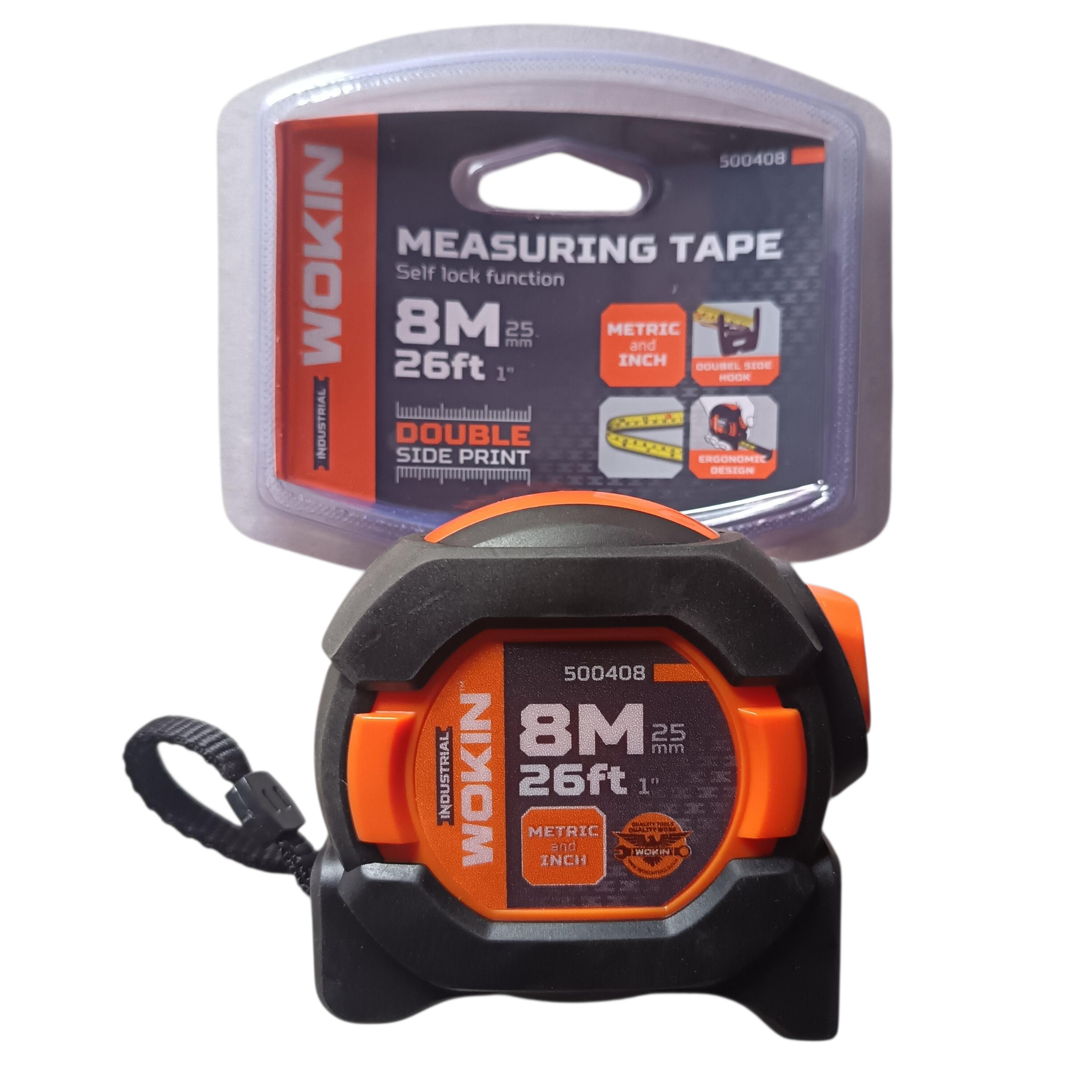 HUINCHA DE MEDIR 8MT X 25MM WOKIN 1