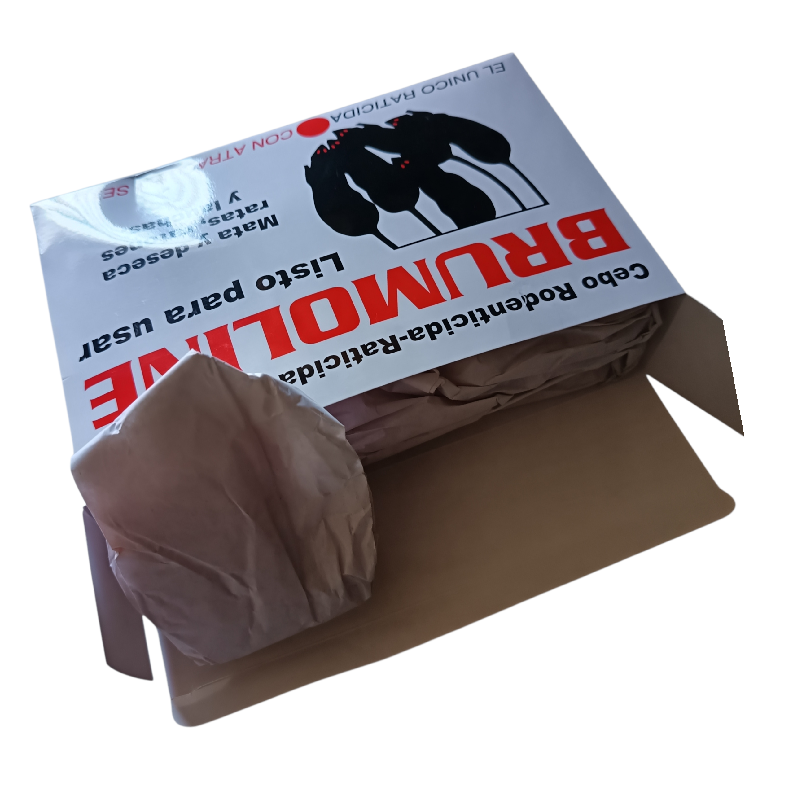 Raticida Brumoline 1 Kg | Cebo Mata Ratas Formato Ahorro (Deseca sin Olor) 3