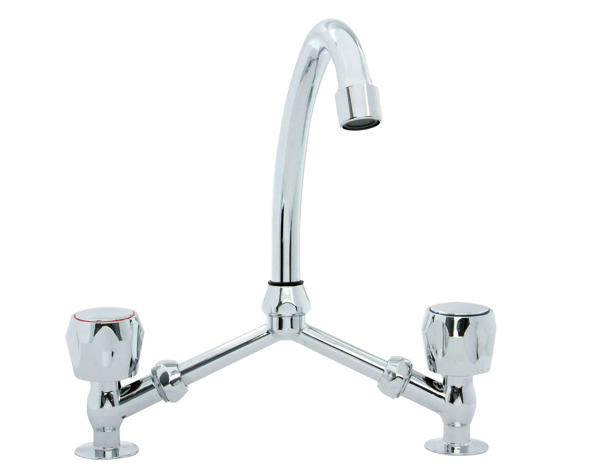 Combinación Lavaplatos Azteca | Grifería Cocina Cromo 1/2