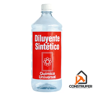 Diluyente Sintético 1LT Química Universal | Esmaltes Óleo Barnices
