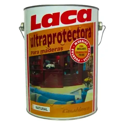 Laca Brillante para Madera a la Piroxilina | Terminación Transparente (Galón) 1