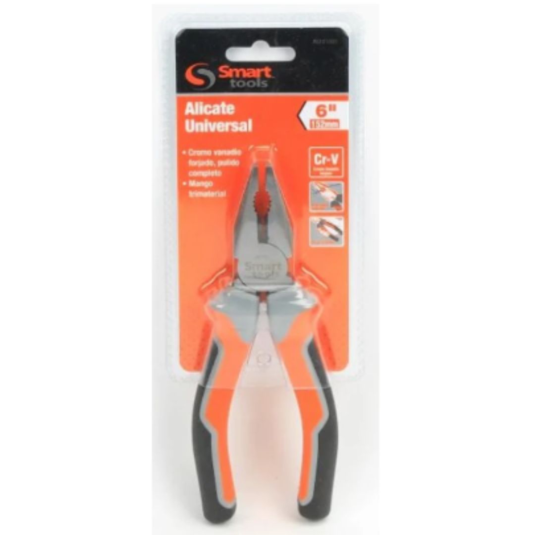 Alicate Universal de 6" CR/V - Smart Tools