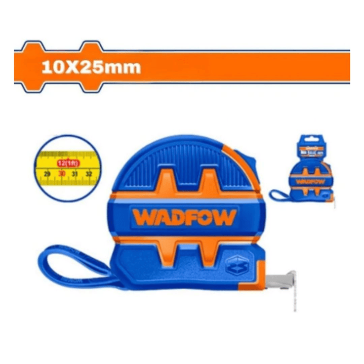 Huincha Cinta Métrica de Acero 10mx25mm Wadfow 1