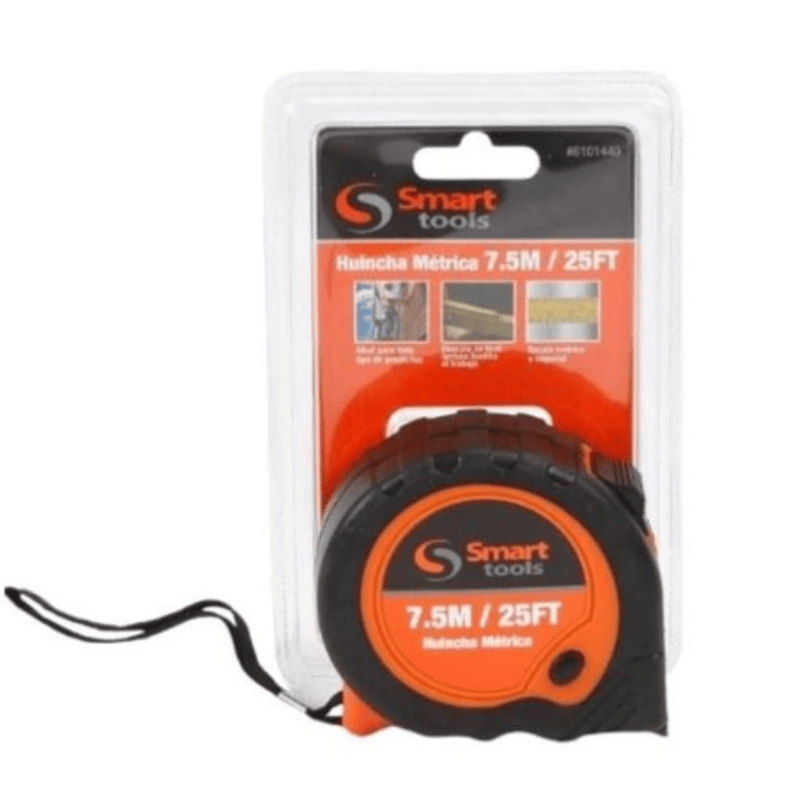 Huincha Medir 7.5 Mts x 25 mm. C/Plástica Smart Tools 1