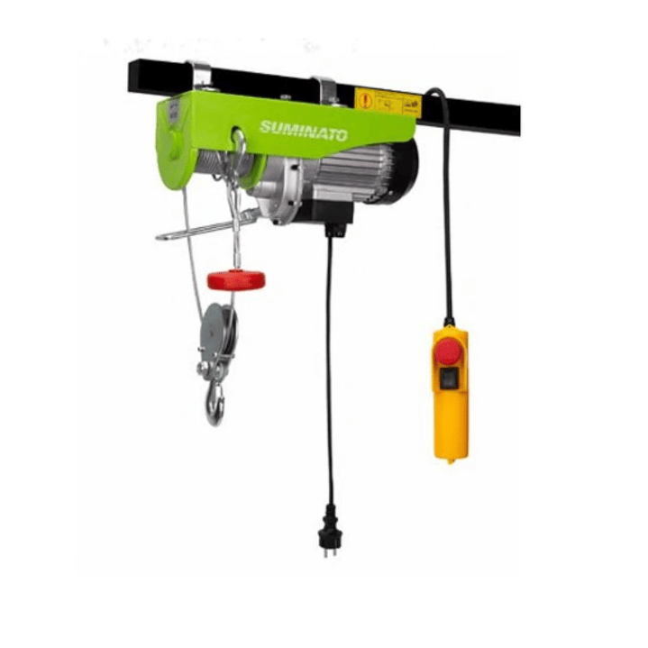 Tecle Eléctrico con Cable de Acero 12m x 500/990 Kg x 1600w 220v - Suminato 1