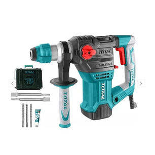 Rotomartillo 1500W SDS-PLUS + 3 Brocas + Punto + Cincel+ Escobilla Total TH1153216