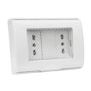Hydrobox Embutido con Enchufe Tomacorriente Doble 10/16A Stanford
