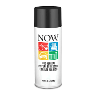 Pintura Acrílica en Aerosol NOW Uso General – Interior y Exterior | Secado Rápido