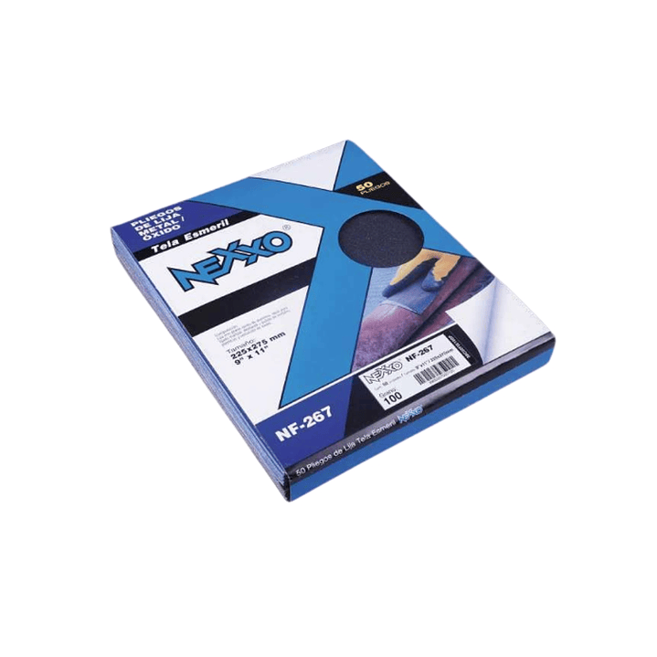 Lija para Fierro y Metal Óxido Tela Esmeril NF 267 Nexxo  3