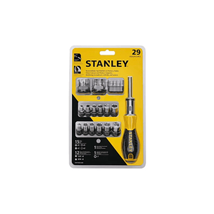 Juego de Destornillador y Puntas 29 Piezas Stanley STHT54925-840