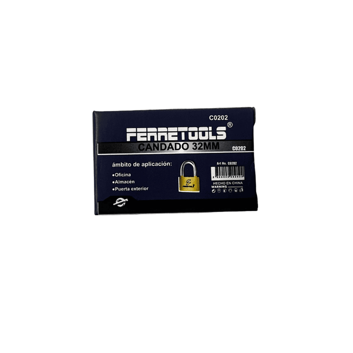 Candado de Seguridad 32 mm – Alta Resistencia con 3 Llaves 3