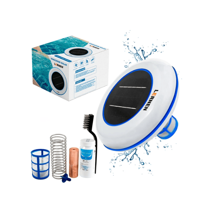Ionizador Solar para Piscina Lernen 130.000 Litros + Accesorios | Agua Cristalina con Menos Cloro 1