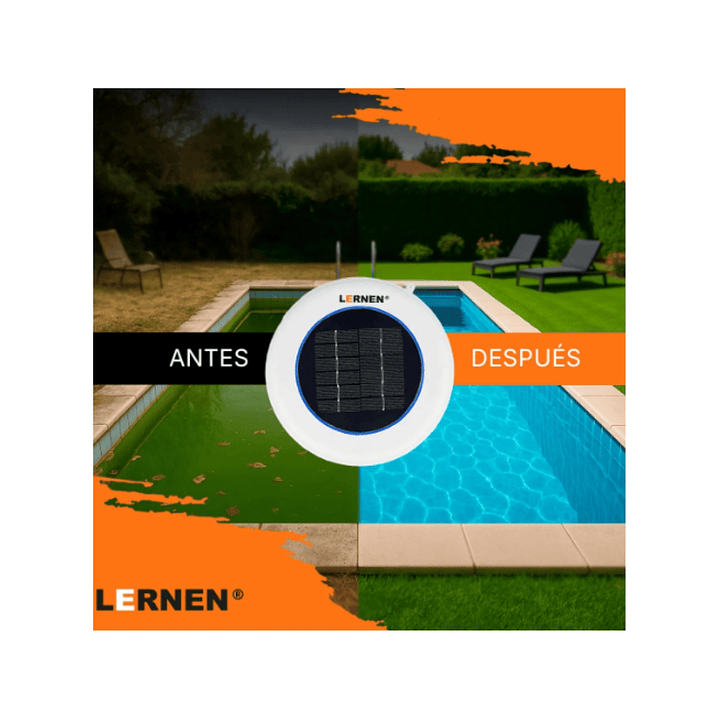 Ionizador Solar para Piscina Lernen 130.000 Litros + Accesorios | Agua Cristalina con Menos Cloro 5