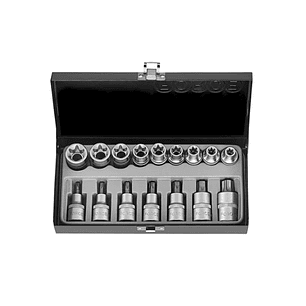 Juego de Dados Torx Hembra y Macho 16 Piezas Force (4171)