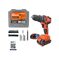 Taladro Percutor Inalámbrico Redbo RB-20PBLSS Brushless 20V + 2 Baterías + 26 Accesorios - Miniatura 1