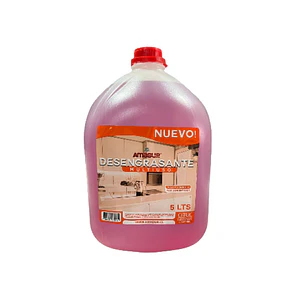 Desengrasante Multiuso 5 Litros Alta Potencia (Uso Profesional e Industrial) Potencia profesional