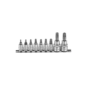 Juego de Dados Torx – 9 Piezas 1/2” y 3/8” Cr-V Profesional Force (3095)