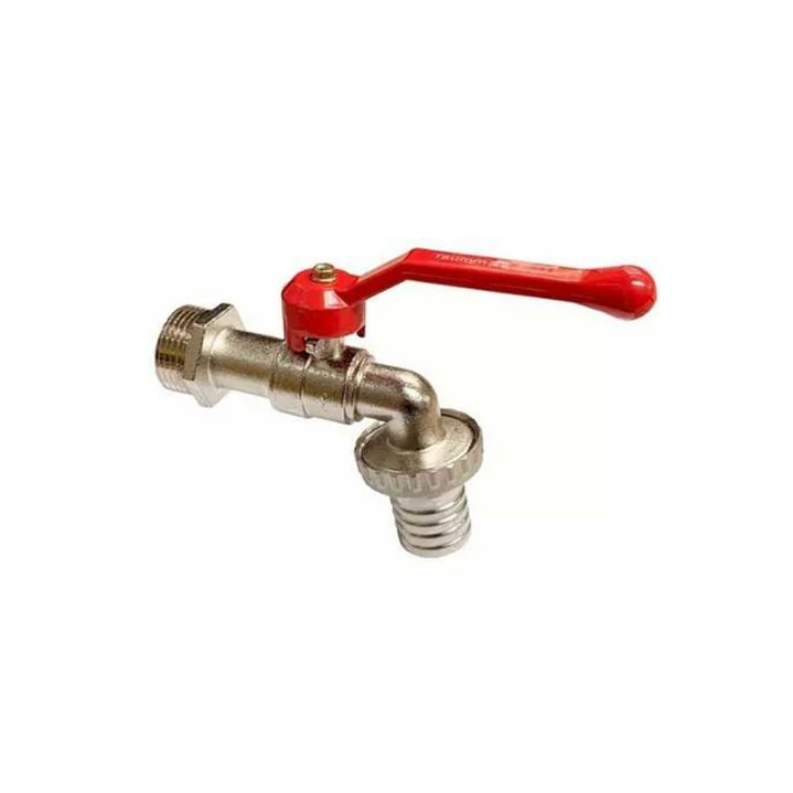 Llave Bola HE-HE para Jardín y Lavadero 1/2” con Conexión a Manguera Taumm 1