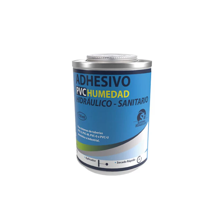 Adhesivo PVC Húmedo/Azul Lata 237 cc 2