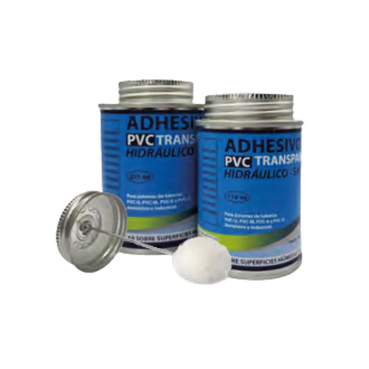 Adhesivo PVC Tradicional Secado Rápido Transparente 237 cc 1