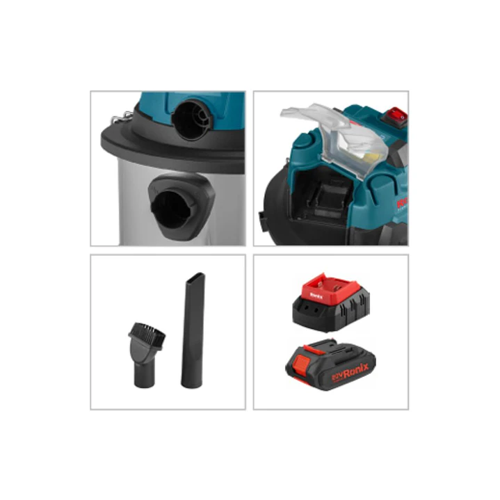 Aspiradora Inalámbrica 20V 150W 8641 Ronix 2
