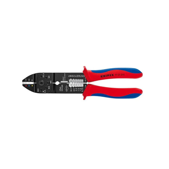 Alicate para Terminales Knipex 8½″ 0,5–6,0 mm² | 97 21 215 1