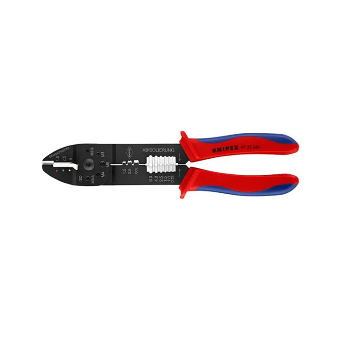 Alicate para Terminales KNIPEX 0,5–6,0 mm² | 20–10 AWG 97 32 240 1
