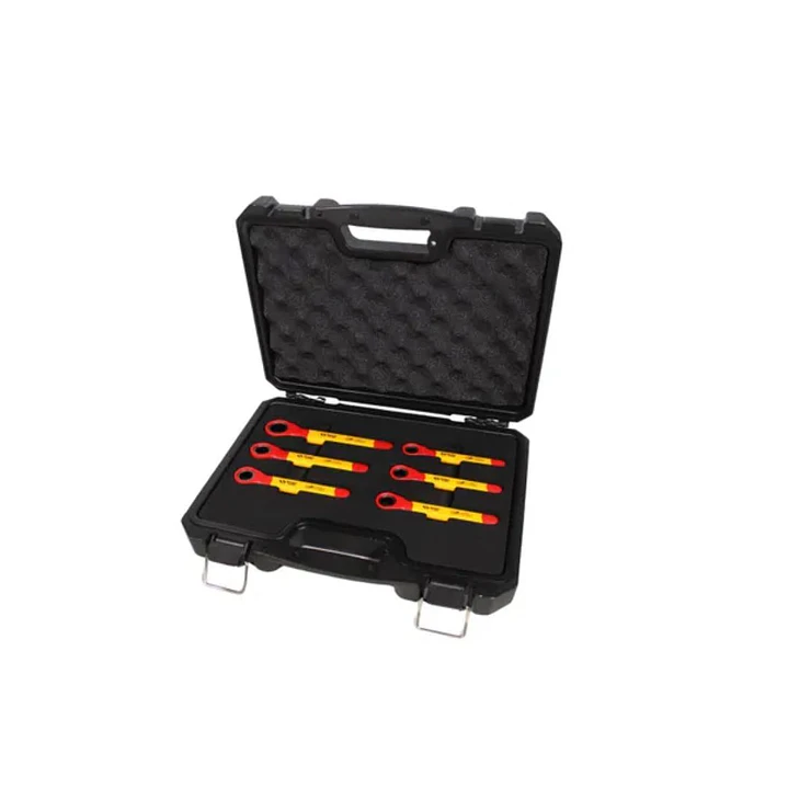 Juego de Llaves de Corona con Chicharra 6 Piezas 10–17 mm VDE 1000V Smart Tools | 10380106 1