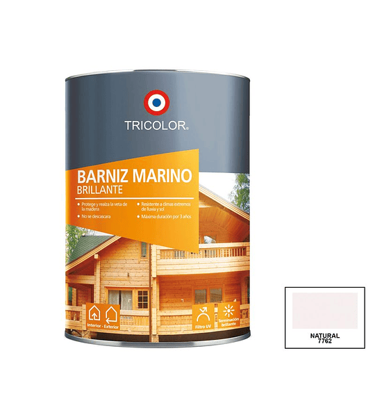 BARNIZ MARINO BRILLANTE TRICOLOR NATURAL 400ML (TARRO PEQUEÑO)