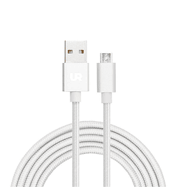 Cable micro USB Urbano 1m silver