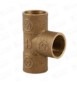 Tee Soldar 1/2'' (bronce)