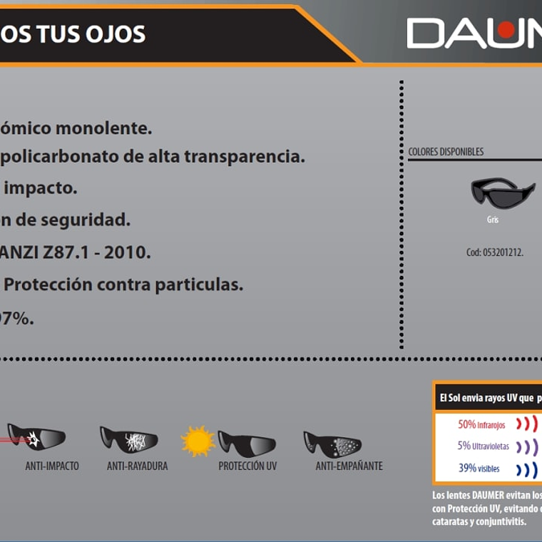 LENTE DAUMER L 200  GRIS LIOI 2