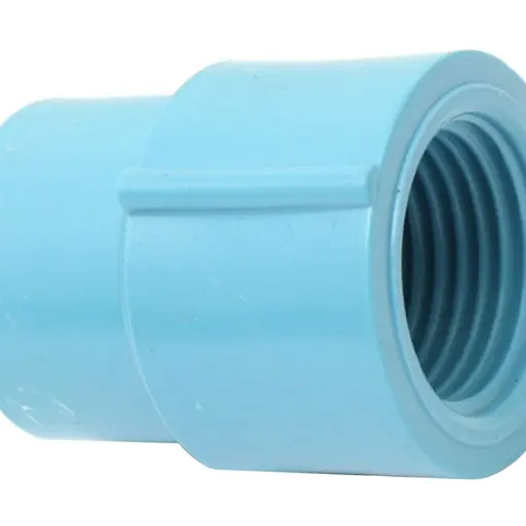 TERMINAL HI PVC CELESTE 20MMX1/2 - PN10 1