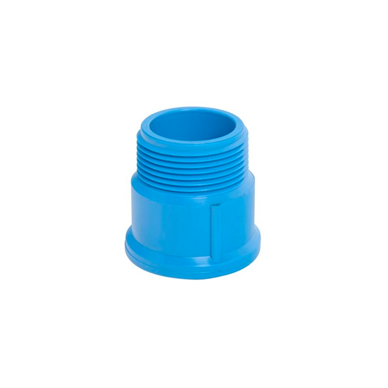 TERMINAL HE PVC CELESTE 25MMX3/4 - PN10 1