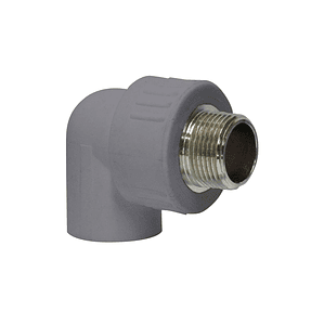 CODO 90 SOLDAR/HE PPR GRIS 20MMX1/2