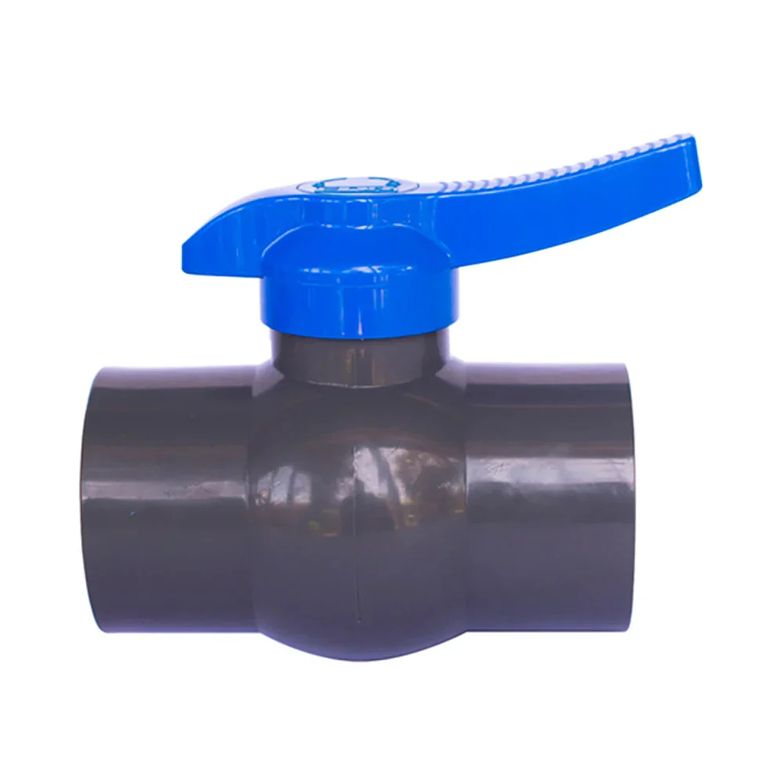 VALVULA BOLA PVC COMPACTA 20MM GRIS 1