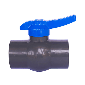 VALVULA BOLA PVC COMPACTA 32MM GRIS