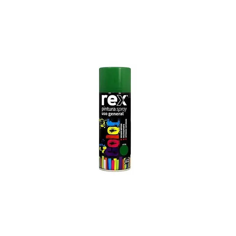 REX PINTURA SPRAY ACRILICA, VERDE, 400 ML 1