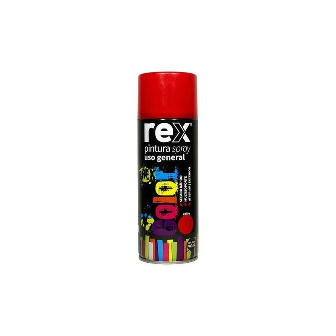 REX PINTURA SPRAY ACRILICA, ROJO, 400 ML 1